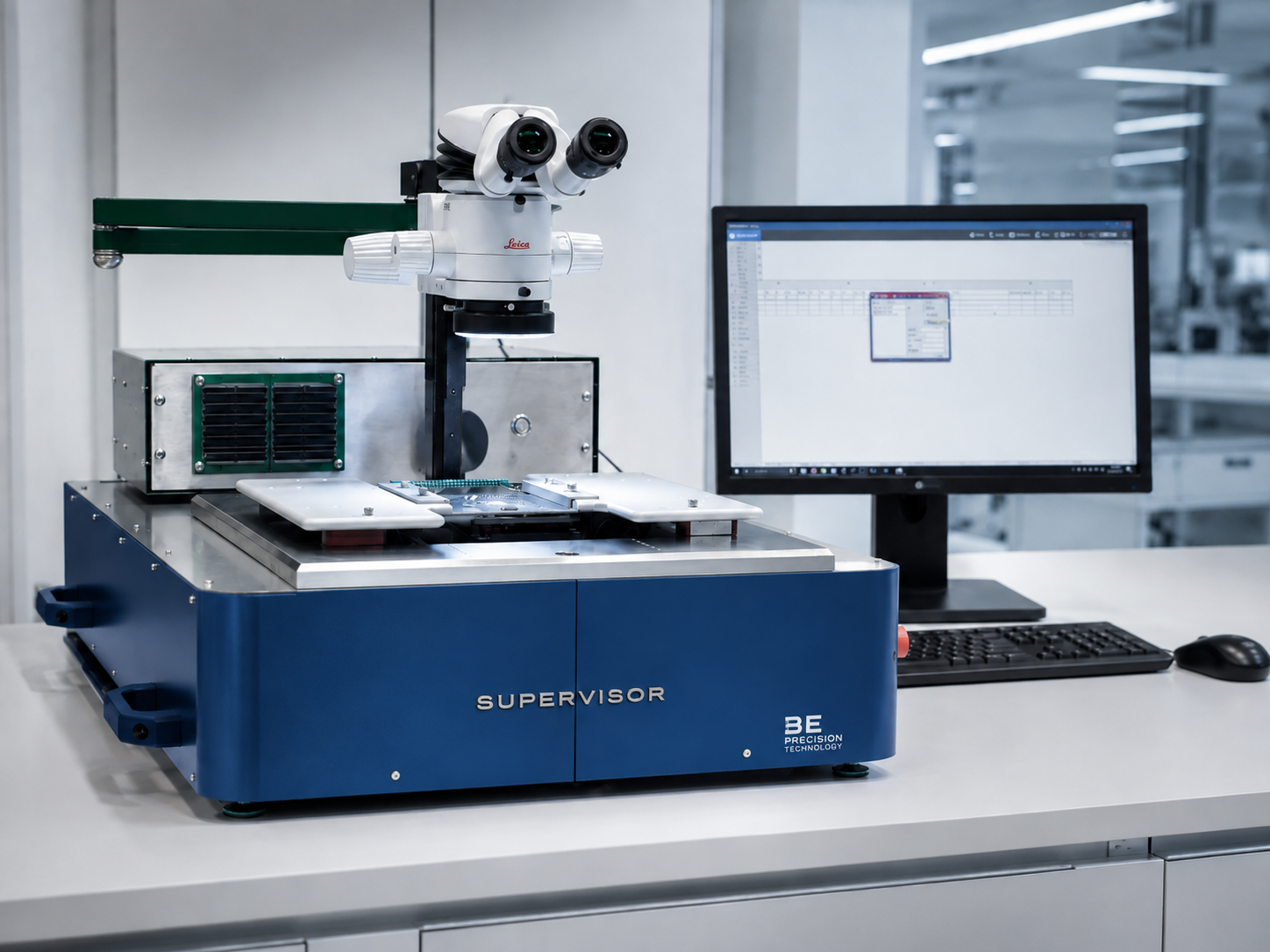BE Precision Technology Supervisor probe card analyzer for automated physical and electrical probe card verification.